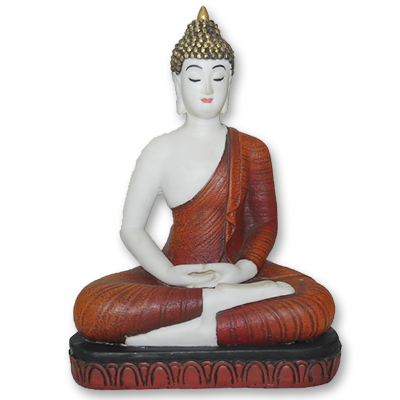 "Gautam Buddha -(Dark Orange) Code 227-001 - Click here to View more details about this Product